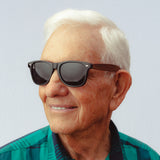 Walnut Classic Sunglasses with Polarized Lenses