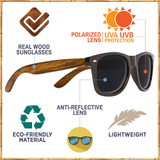 Woodies Walnut Wood Sunglasses Wood