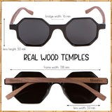 Woodies Walnut Wood Sunglasses