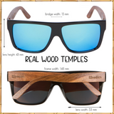 Woodies Zebra Wood Sunglasses