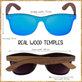 Woodies Walnut Wood Sunglasses