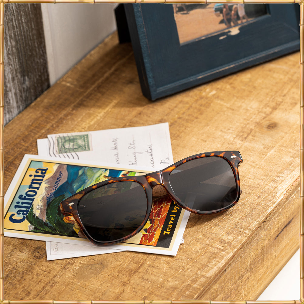 Tortoise Shell Walnut Wood Polarized Sunglasses
